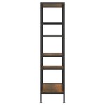 vidaXL Étagère à livres 80x30x120 cm Acier et bois d'ingénierie