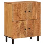 vidaXL Armoire latérale 60x33x75 cm bois massif d'acacia