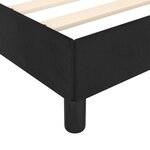 vidaXL Cadre de lit Noir 90x190 cm Velours