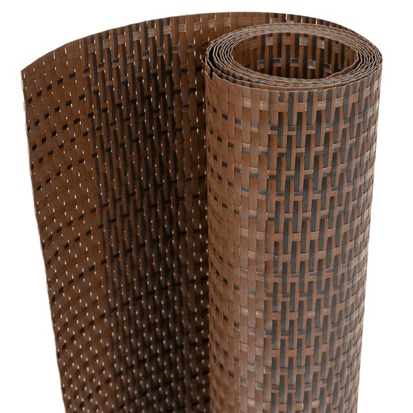 vidaXL Paravents de balcon 10Pièces marron et noir 255x19cm résine tressé