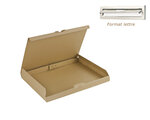 Lot de 50 - Boite postale carton extra plate 3cm 310x225x30mm A4