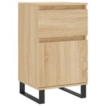 vidaXL Buffets 2 Pièces chêne sonoma 40x35x70 cm bois d'ingénierie