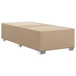 vidaXL Cadre de lit Cappuccino 80x200 cm Similicuir