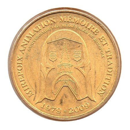 Mini médaille monnaie de paris 2009 - médiévales de mirepoix