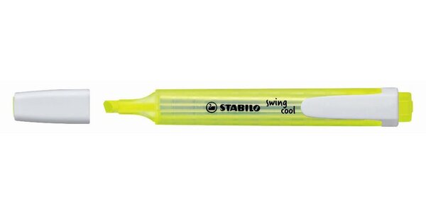 Surligneur de poche SWING COOL Pte Biseautée 1 - 4 mm Jaune STABILO