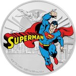 Pièce de monnaie 2 Dollars Niue 2020 1 once argent BE – Superman