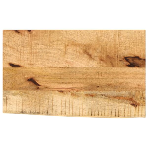 vidaXL Dessus de table 50x40x2 5 cm bord vif bois massif manguier brut