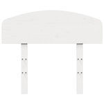 vidaXL Tête de lit blanc 75 cm bois massif de pin