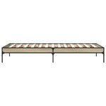 vidaXL Cadre de lit sans matelas chêne sonoma 75x190 cm