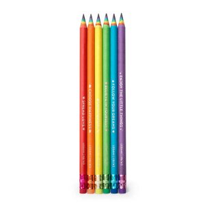 Legami RPS0001 - Set de 6 crayons à papier HB en papier recyclé