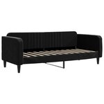 vidaXL Lit de repos noir 80x200 cm velours