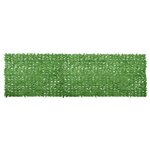 vidaXL Écran de balcon avec feuilles vert 600x150 cm
