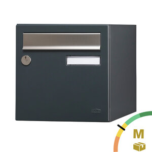 Boite aux lettre Allure 2 portes gris anthracite 7016M