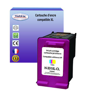 T3azur - cartouche d'encre compatible remplace hp 301 301xl couleur pour hp deskjet 2546  2547  2548  2549  2550