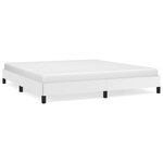 vidaXL Cadre de lit Blanc 180x200 cm Similicuir