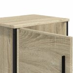 vidaXL Table de chevet Chêne sonoma 40 x 30 x 40 cm Aggloméré
