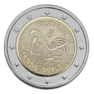 2 euros commémorative Estonie 2021 - Peuples finno-ougriens.