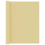 vidaXL Tapis de tente 250x600 cm Beige