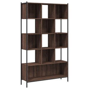 vidaXL Bibliothèque chêne marron 102x28x172 cm bois d'ingénierie