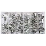 Yato écrous à rivet 150 pcs aluminium m3-m10