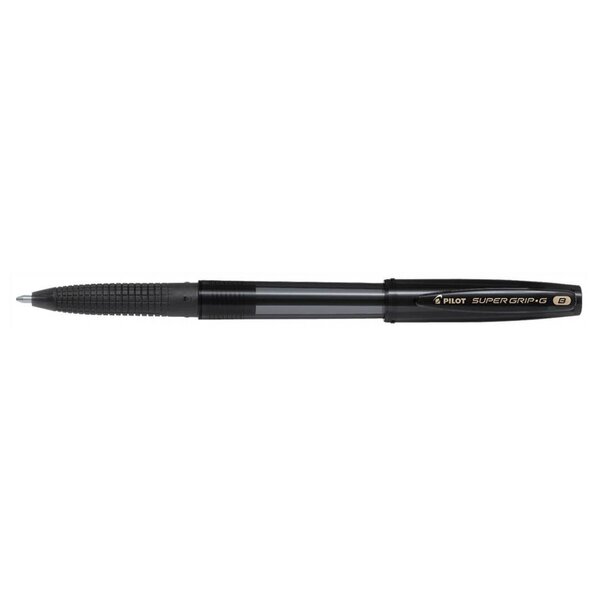 Stylo bille SUPER GRIP G rechargeable pointe large Noir PILOT