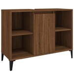 vidaXL Ensemble de meubles de salle de bain 3 Pièces Chêne marron