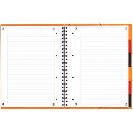 Stock Bureau - OXFORD Cahier trieur Spirale Organiserbook A4+ 160 pages  Ligné