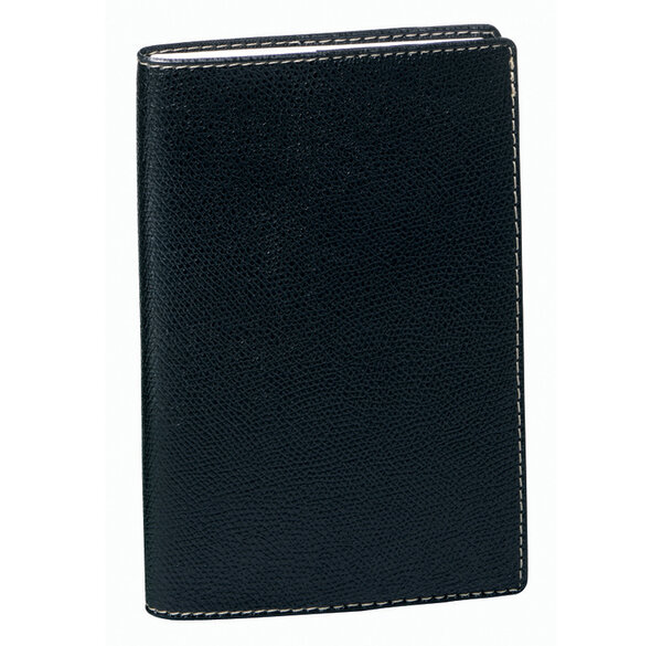 Agenda Affaires + Répert. Club noir ebene 10 x 15 cm Quovadis