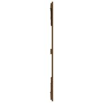 vidaXL Tête de lit murale Marron miel 185x3x110 cm Bois massif de pin