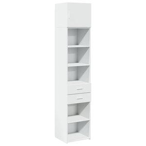 vidaXL Armoire de rangement mince blanc 45x42 5x225 cm
