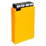 Guide de classement 210 x 148 mm - exacompta jaune - jeu de 24