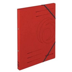 Classeur à anneaux easyorga A4 Colorspan-carton rouge HERLITZ