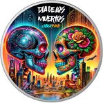 Pièce de monnaie en Argent g 31.1 (1 oz) Millésime 2024 DIA DE LOS MUERTOS
