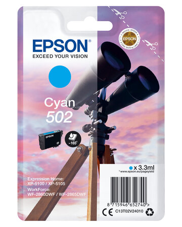 Epson singlepack cyan 502 ink sec singlepack cyan 502 ink sec