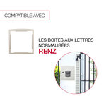 Cadre d'encastrement ton pierre aspect sablé ral 1013