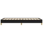 vidaXL Cadre de lit Noir 80x200 cm Tissu