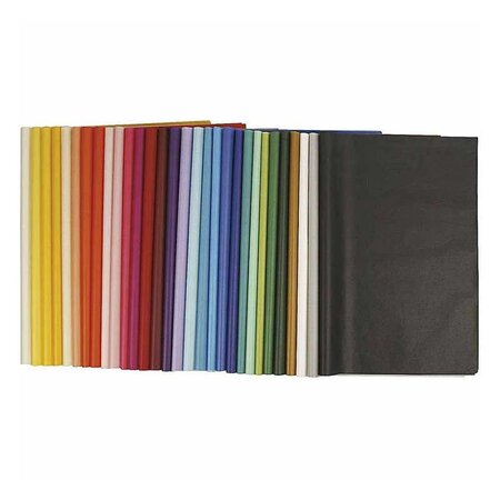 Papier de soie 50 x 70 cm Couleurs assorties - 300 feuilles