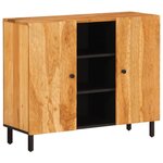 vidaXL Armoire latérale 90x33x75 cm bois massif d'acacia