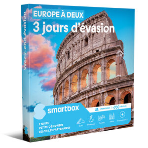 SMARTBOX - Coffret Cadeau Europe à deux Week-end évasion - Séjour