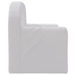 vidaXL Chaise longue pliable pour enfants gris clair