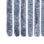vidaXL Rideau anti-mouches argenté 100x230 cm chenille