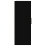 vidaXL Armoire murale noir 69 5x32 5x90 cm bois d'ingénierie