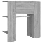 vidaXL Armoires de couloir 2 Pièces sonoma gris Bois d'ingénierie