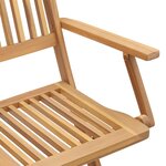 vidaXL Ensemble à manger de jardin 9 Pièces bois d'acacia solide
