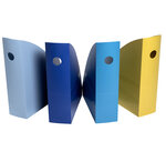 Set De 4 Porte-revues Mag-cube Bee Blue - Couleurs Assorties - Exacompta