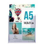 Distributeur De Prospectus Vertical A5 - Cristal - X 12 - Exacompta