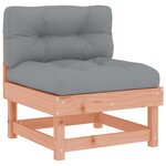vidaXL Salon de jardin 7 Pièces avec coussins bois massif douglas
