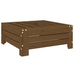 vidaXL Couvercle de base de parasol marron miel bois massif de pin