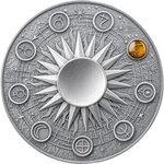 Pièce de monnaie en Argent 10 Cedis g 62.2 (2 oz) Millésime 2025 Solar System SATURN