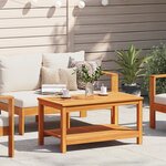 vidaXL Table Basse 90 x 50 x 45 cm Bois d'Acacia Massif